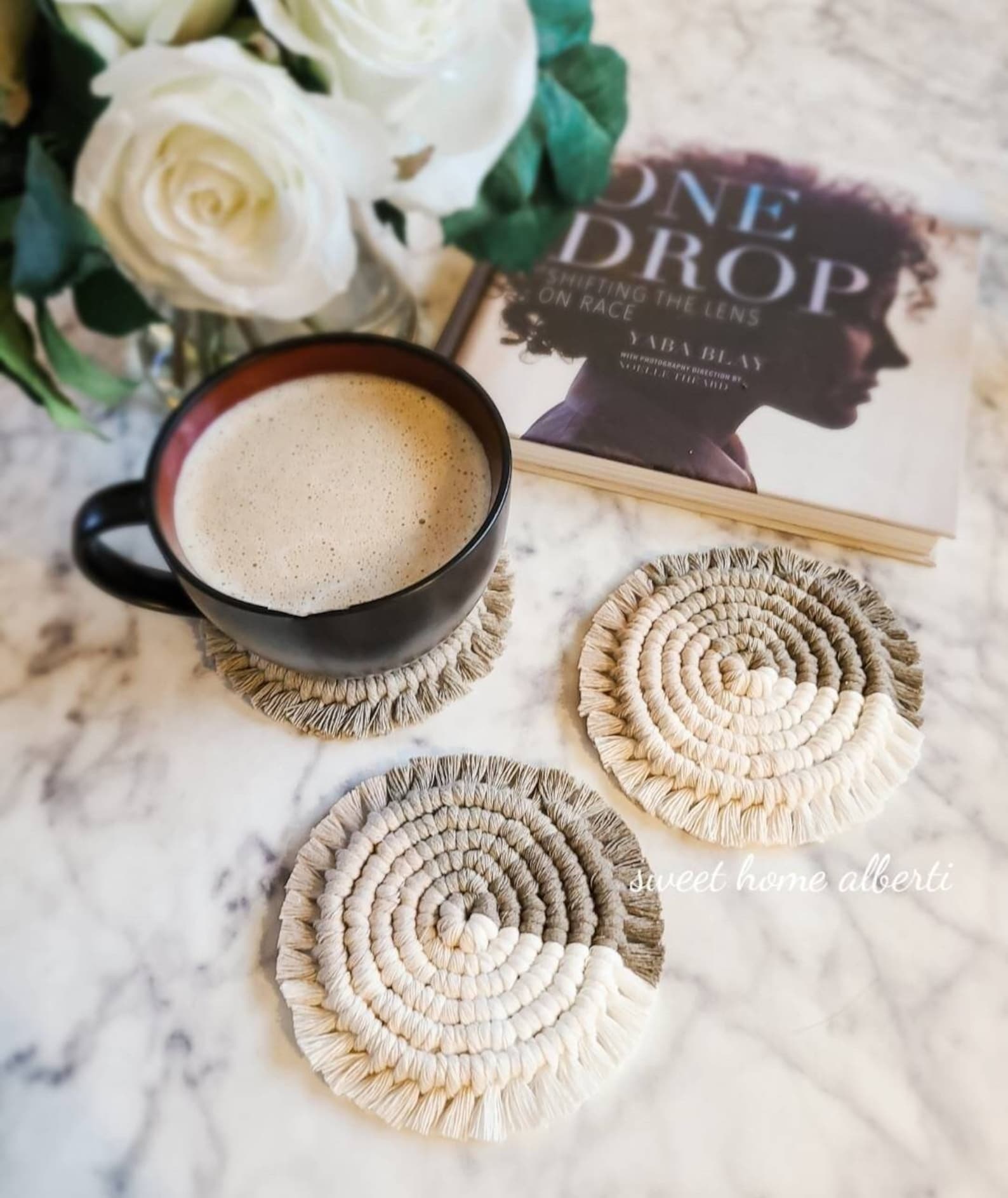 SweetHomeAlberti Macrame Coasters