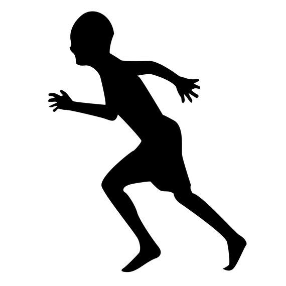 Download Boy Running Silhouette Boy Svg Svg Eps Silhouette Rld Etsy