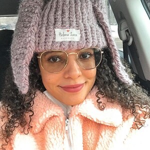 Adult Bunny Ear Knit Hat | Unisex