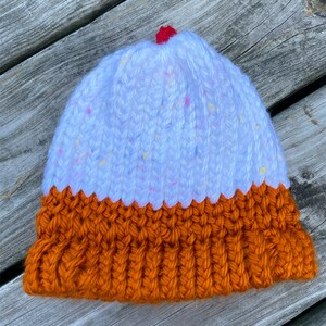 Toddler Ice Cream Hat | Ice Cream Themed Knit Hat | Knit Hat
