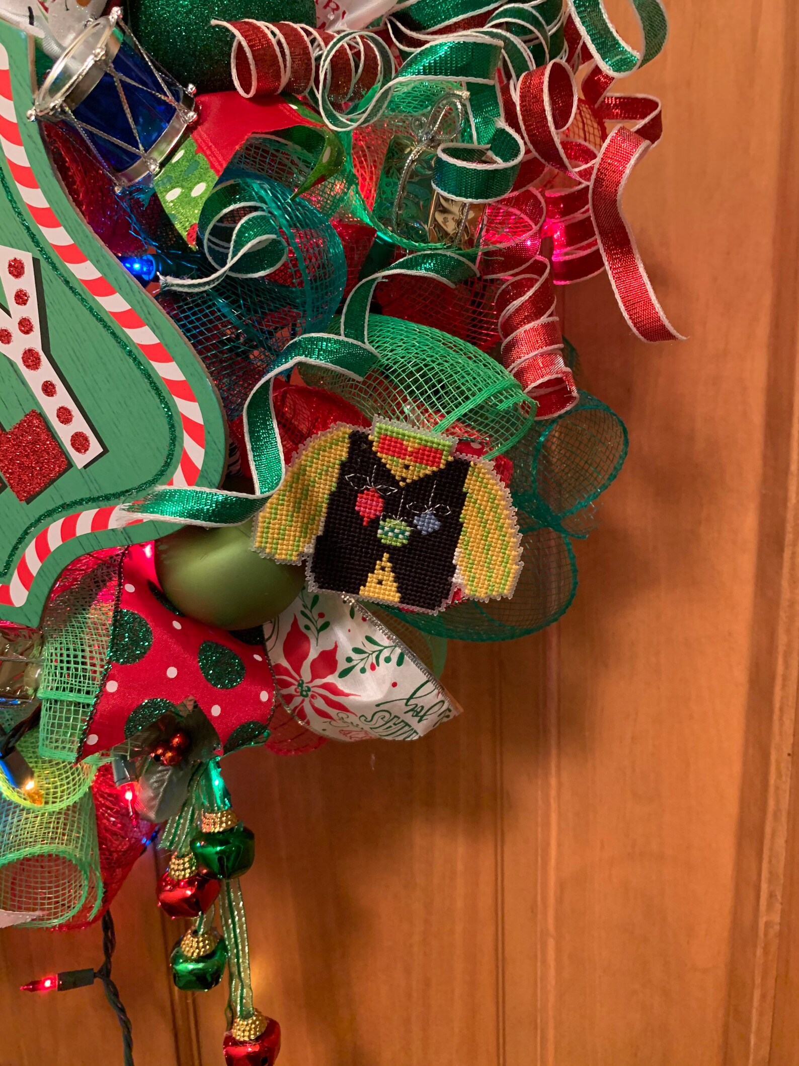 Ugly Christmas Sweater Wreath 