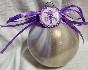 Nurse Christmas Ornaments, Nurse Ornaments, RN, LPN, Gift For Nurse