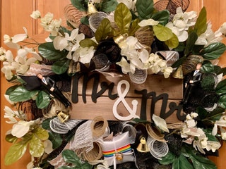 Gay Wedding Wreath