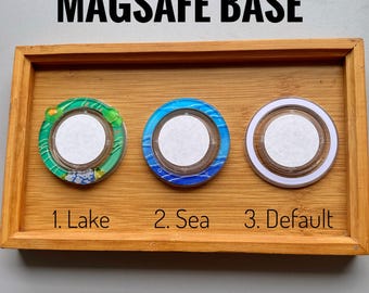 Magsafe base for phone grip