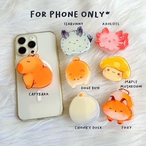 Chonky Tier Handymagnet Pin Serie Capybara Seabunny Axolotl Foxy Chonky Ente