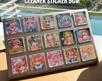 Umamusume sticker cleaner 5cm | Goldship Oguri Cap Tamamo TMOpera Daiwa Acarlet HaruUrara TokaiTeio Mambo Riceshower Meisho Doto Kitasanblac