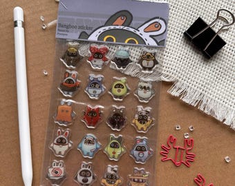 Bangboo sticker sheet 10x 15cm zenless zone zero