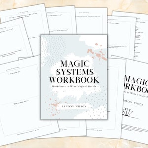 Magic Systems Workbook for Writers, 11 pgs | Novel Planning Workbook | Writer's Craft Workbook | Novel Outline | Fantasy Writing Planner