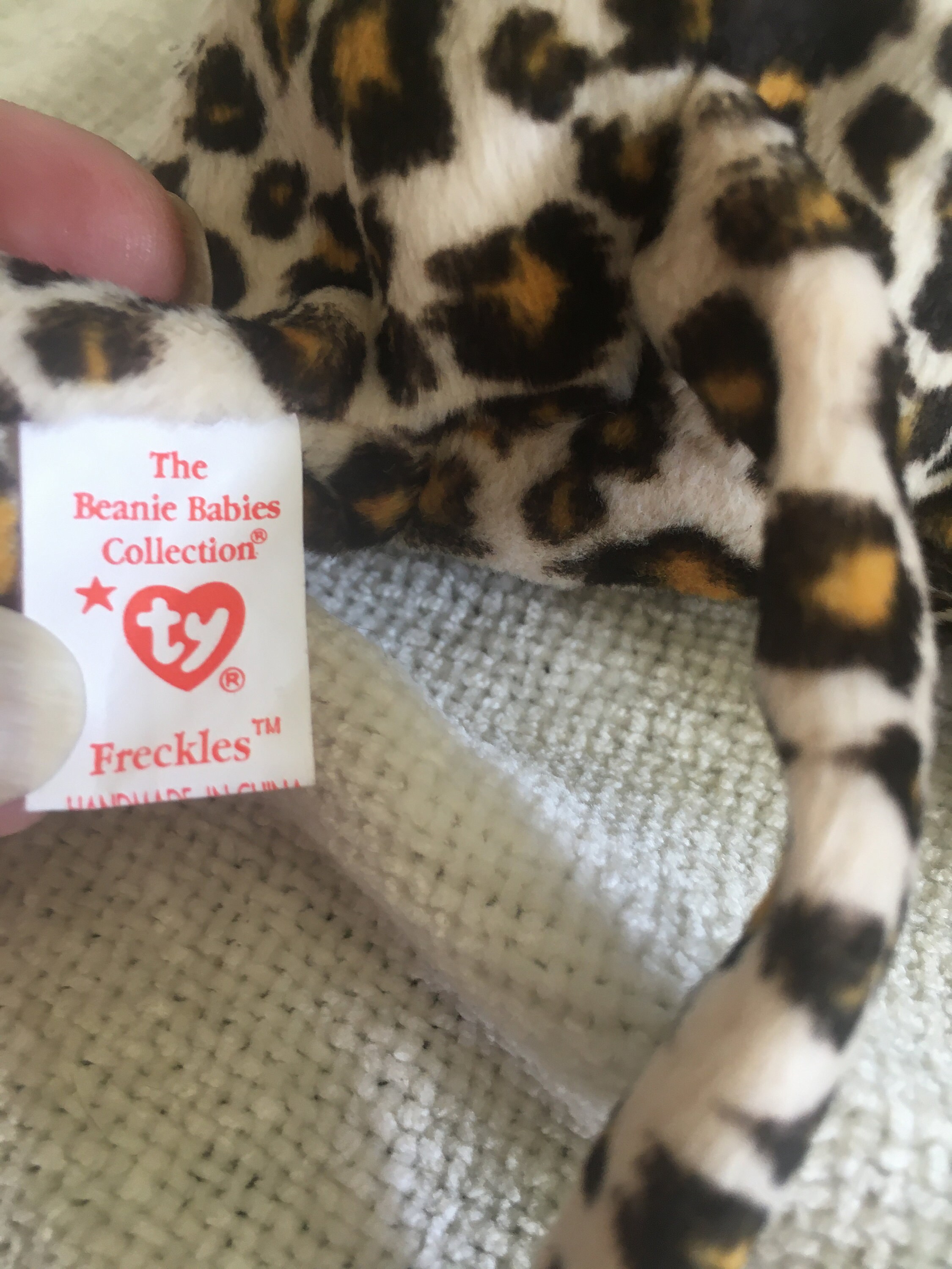 Freckles Original Ty Beanie Babies Etsy