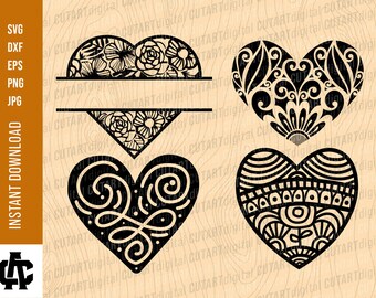 Download Intricate Heart Etsy