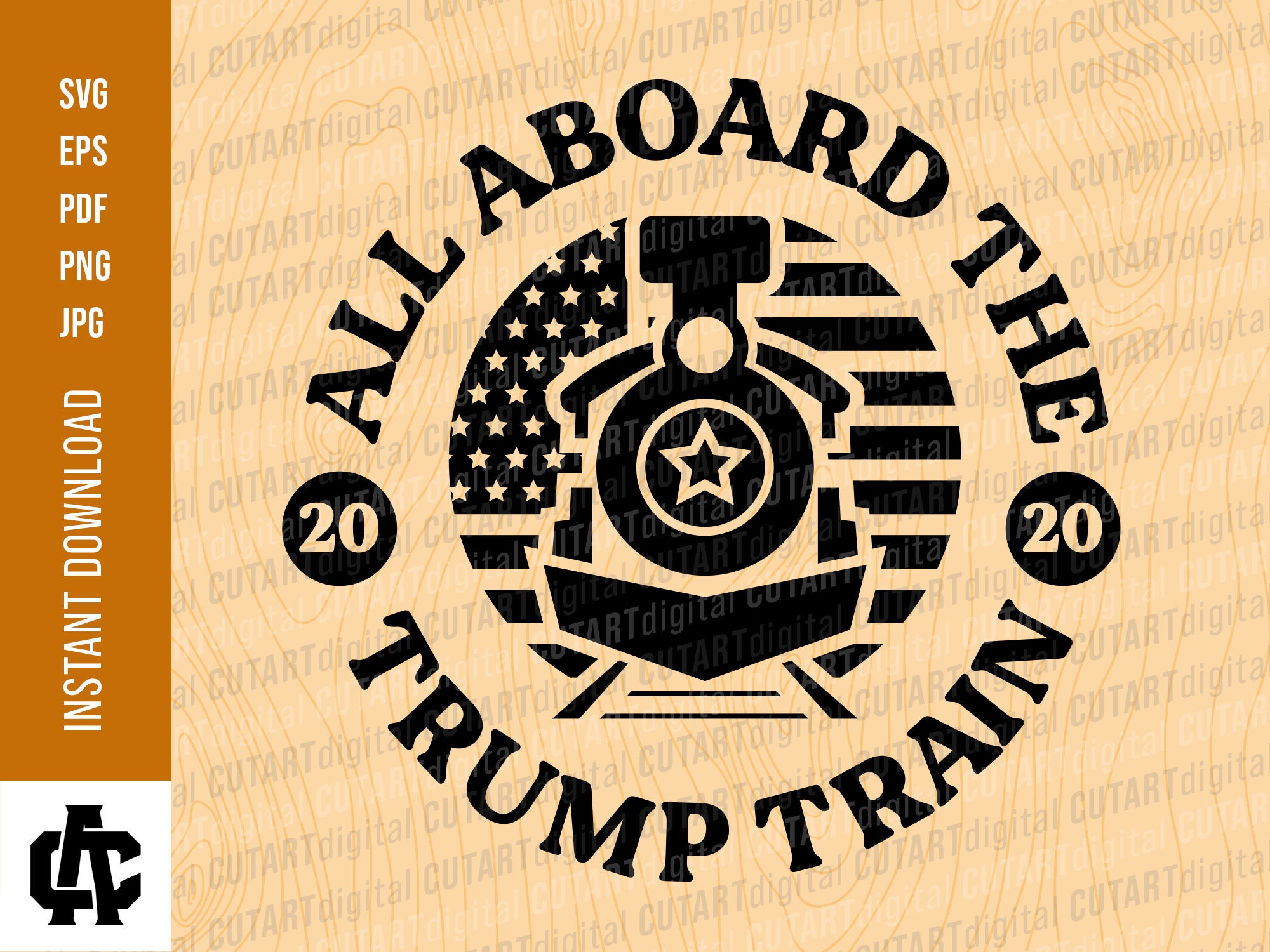 Trump Train Svg 2020 Trump Svg President Svg Election | Etsy