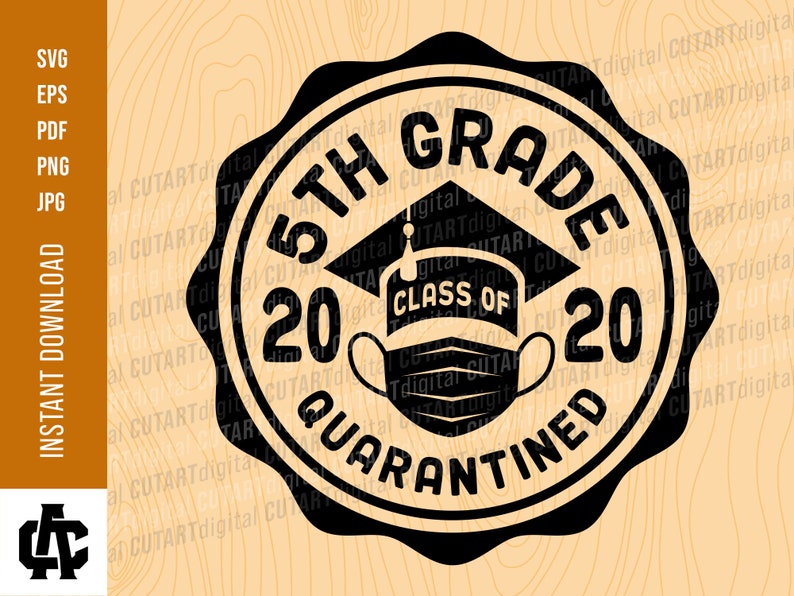 Download 2 Designs 5th Grade Graduation Mask Quarantine 2020 Fourth ...