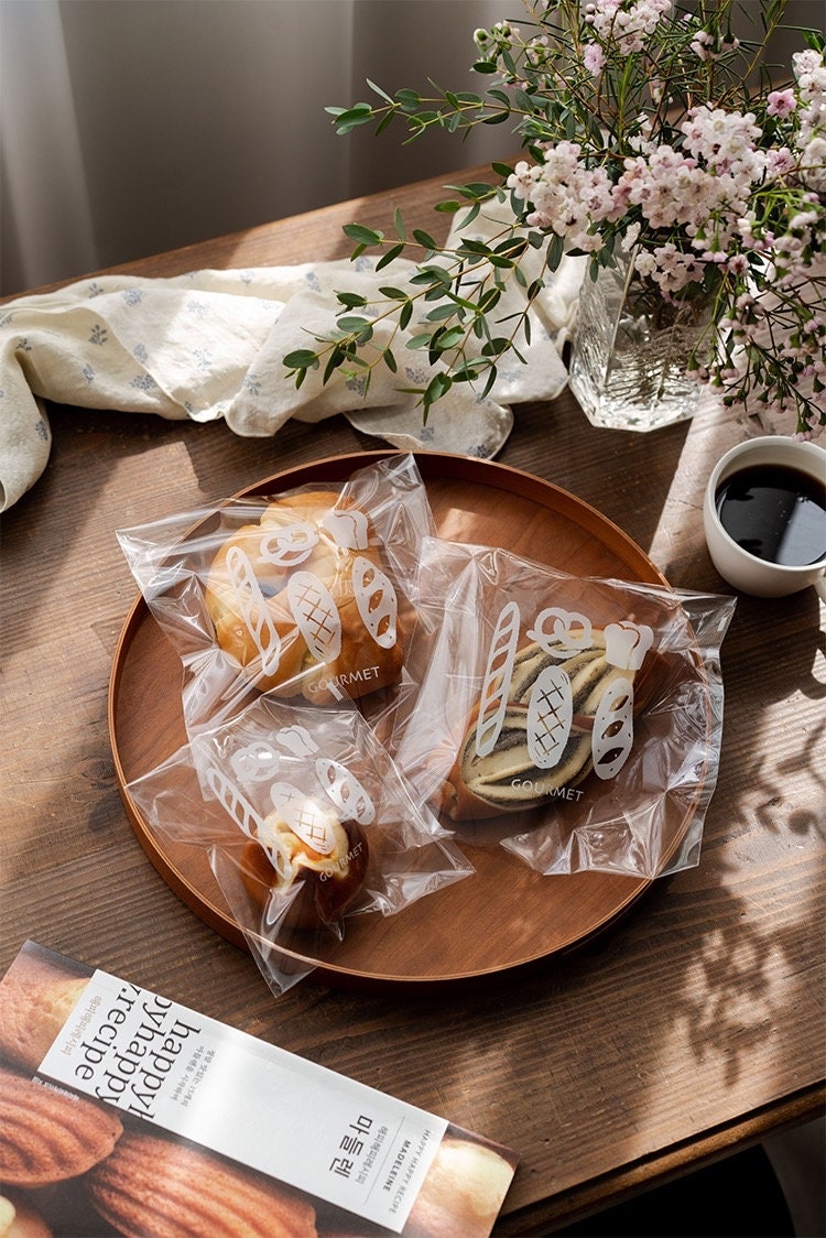 Vasana 100 Sacchetti Cellophane Trasparenti Richiudibili - 11,5x14 Cm - Per Alimenti, Regali, Bomboniere E Saponi