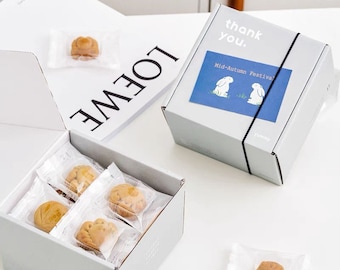 Zilvergrijze gegolfde bakkerijdozen - 6 x 6 x 5,5 inch taart geschenkdozen set van 5"