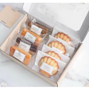 Cajas de cartón corrugado para panadería con ventana (8,9 x 6,1 x 2) - Juego de 3 imagen 7