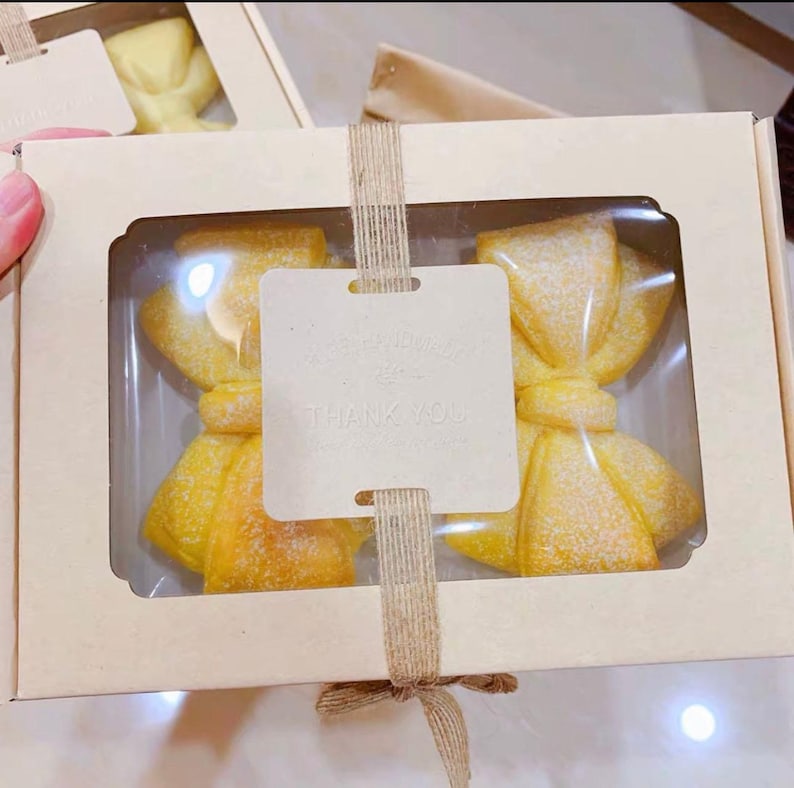 Cajas de cartón corrugado para panadería con ventana (8,9 x 6,1 x 2) - Juego de 3 imagen 13
