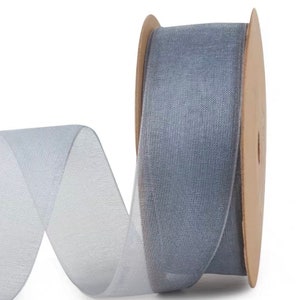 Sheer Organza Ribbon for Gift wrapping/cake boxes decoration -22.5 Meters Full Roll -25MM Wide