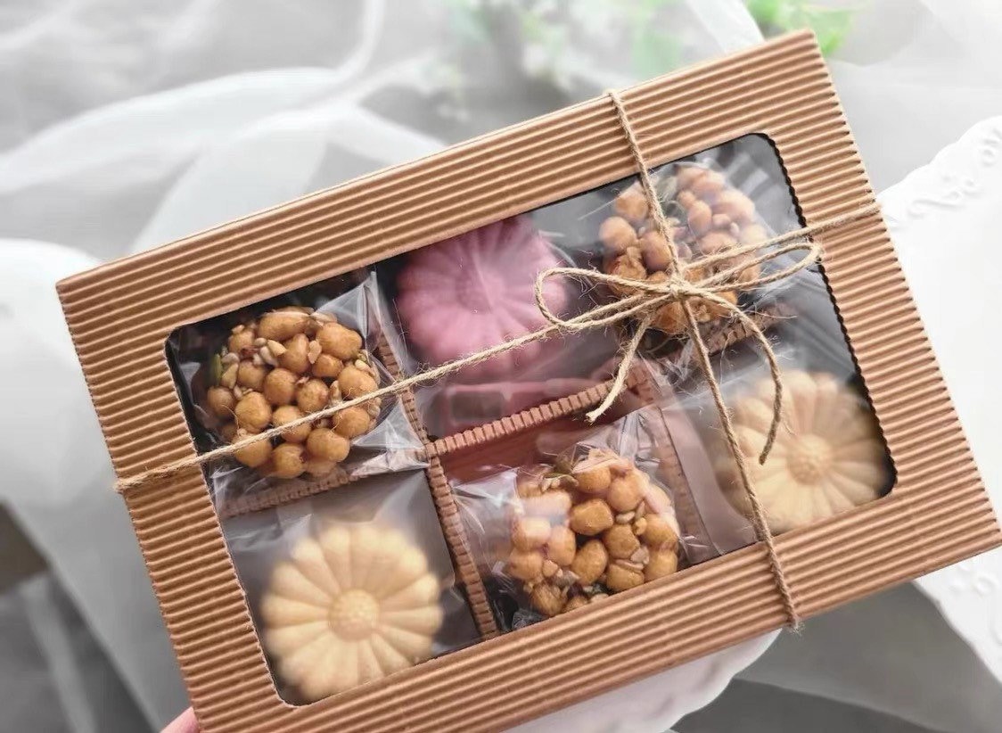 Scatole Per Cupcake Con Finestra - Confezione Da 50, Design A 6 Fori In Cartone Alimentare