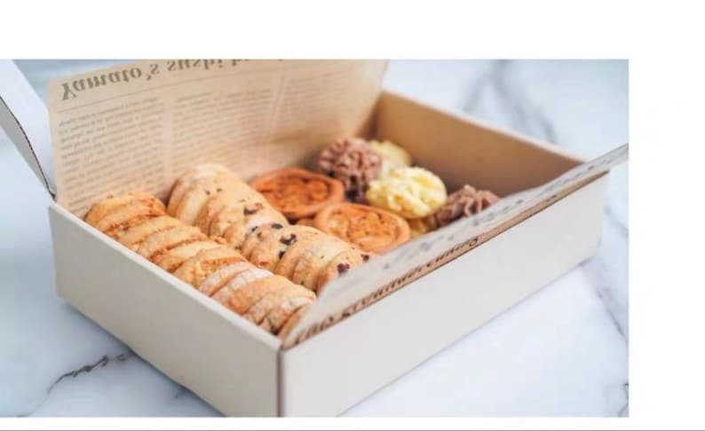Cajas de cartón corrugado para panadería con ventana (8,9 x 6,1 x 2) - Juego de 3 imagen 6