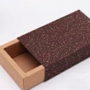 Translucent Black/Kraft/Beige Thick Boxes -Bakery Packaging-Candle/Gift boxes - 8.75x4.75x2.5 / 10x6x2.5 inches (2 Pcs)