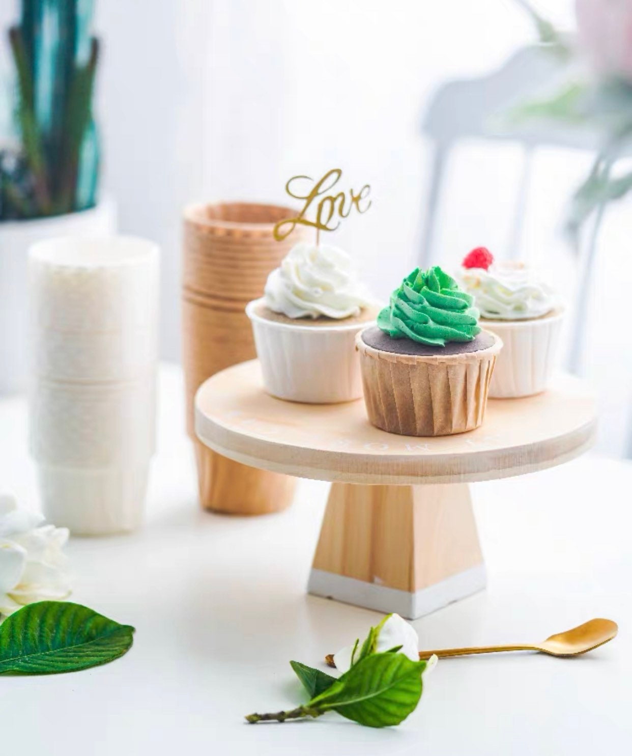 White / Black / Brown Paper Baking Cups Decorative Border Etsy