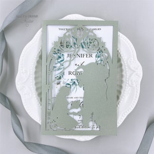 Fancy Silver Beauty And The Beast Verjaardag nodigt uit, Elegante Gray Girl Sweet 15 uitnodigingen {Gratis Infinite Design Before Pay}