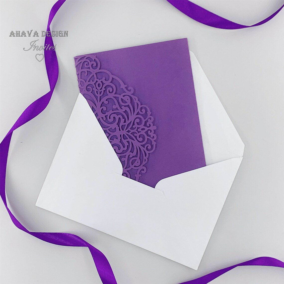 Laser Cut Quinceanera Invite With Envelope Printable Etsy