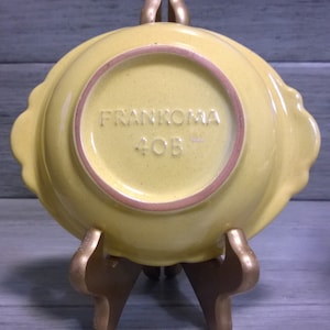 Frankoma 40B - Yellow Wash Basin Bowl Looking for its Pitcher Mate (NOT INCLUDED) - 6 1/4&quot; Diameter x 1 1/4&quot; Tall - Need A Replacement?