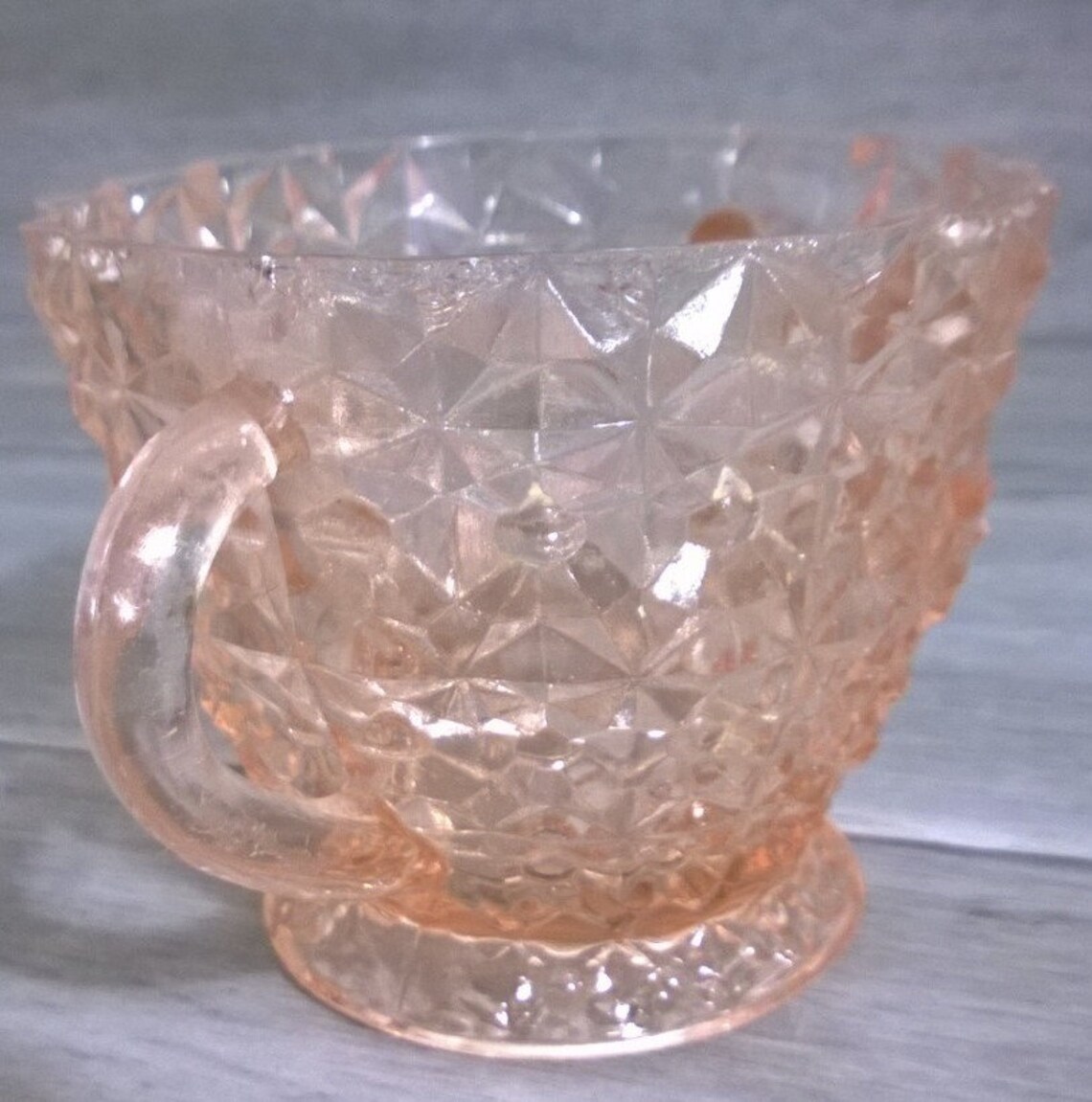 Vintage Holiday Pink Sugar bowl with Lid Ribbons and Bows Etsy