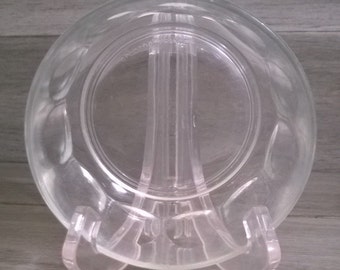 Vintage Arcoroc France Thumbprint Clear Glass - 1980's - Dessert/Berry/Candy/Cereal Bowl