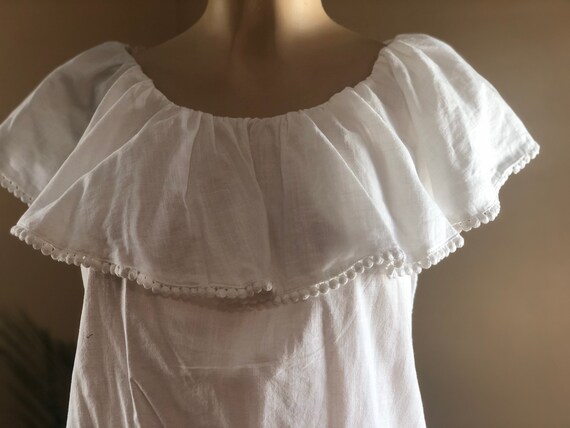 Off the shoulder Cotton blouse