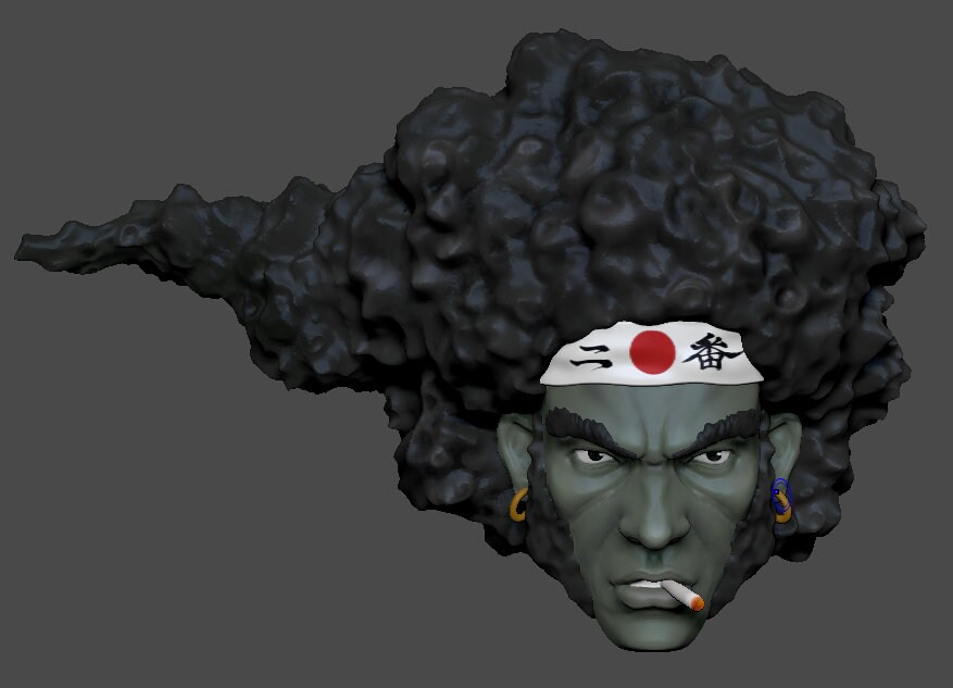 New Afro Samurai Manga Anime Cartoon Art Print for Sale by Velizuzgyov