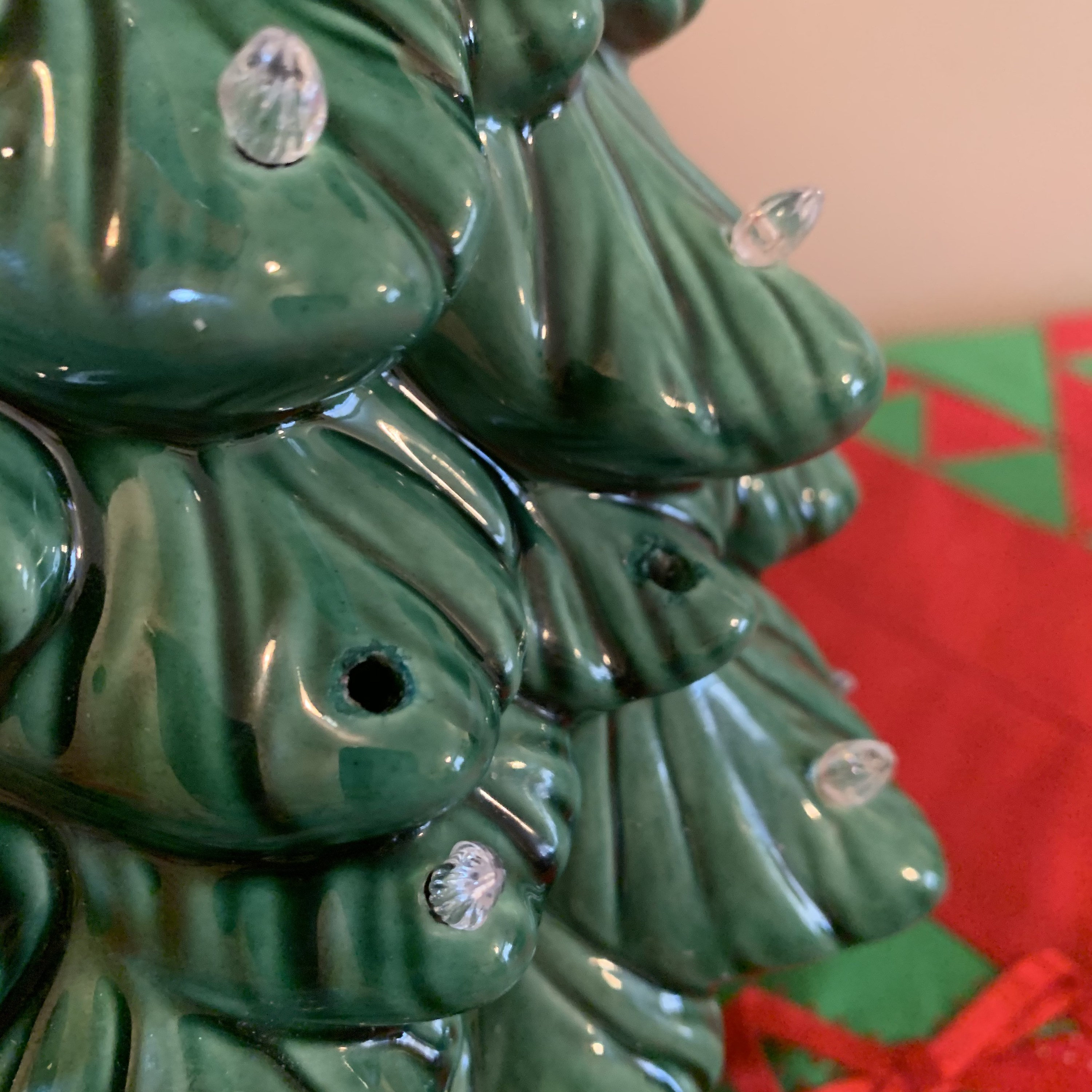 Vintage Ceramic Christmas Tree Peg Light Holland Mold 11 Etsy