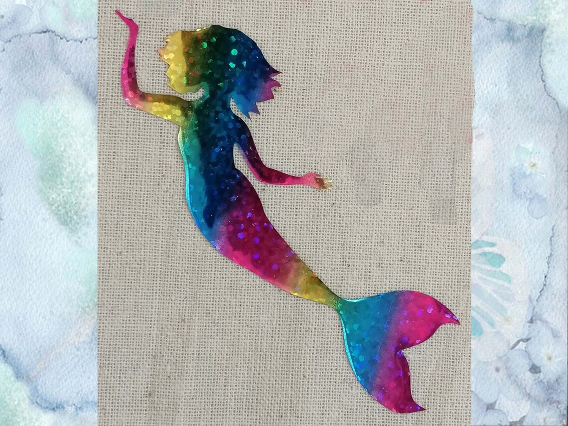 mermaid heat transfer vinyl