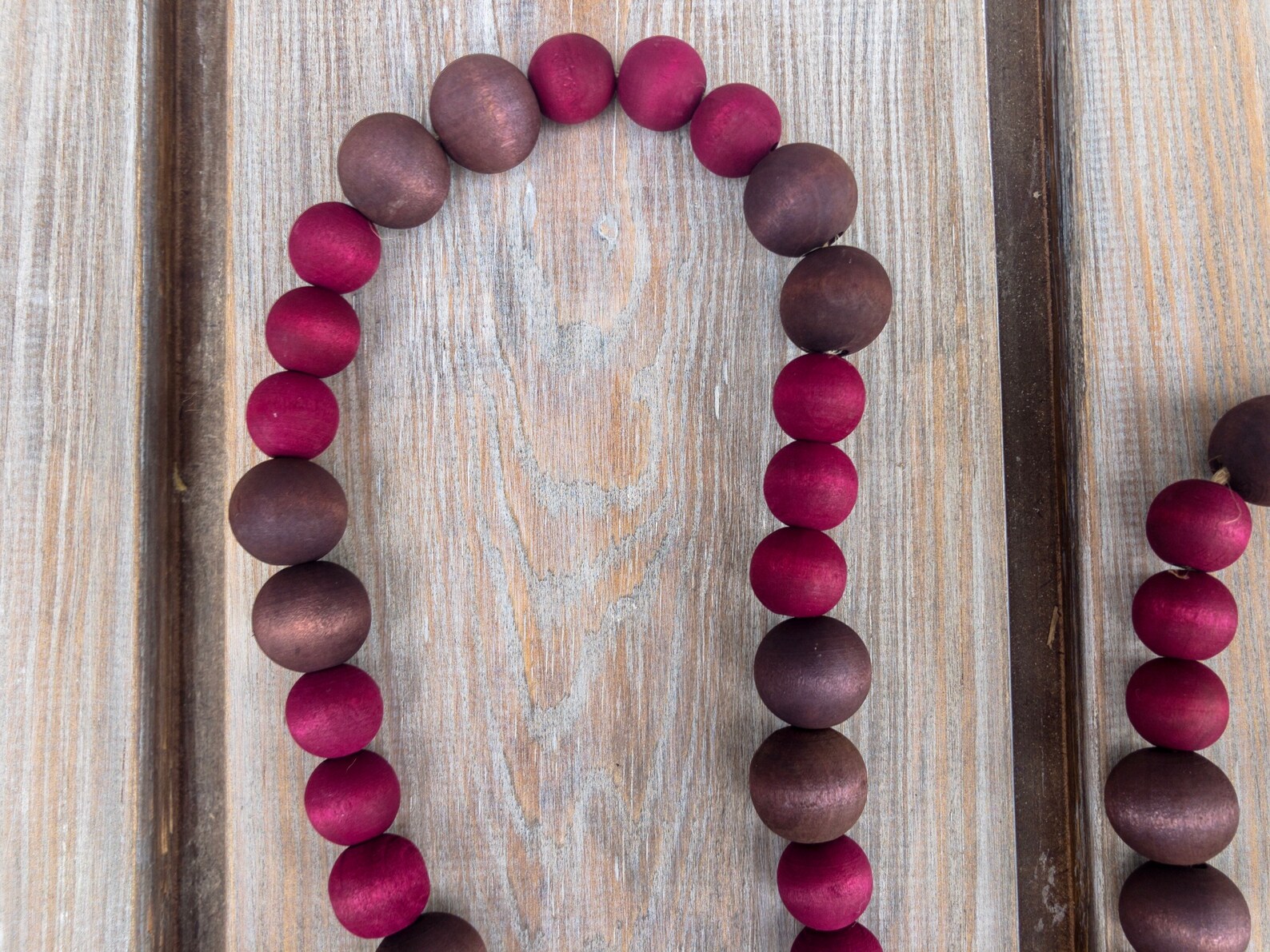 Garland de cuentas de madera cuentas de granja de otoño | Etsy