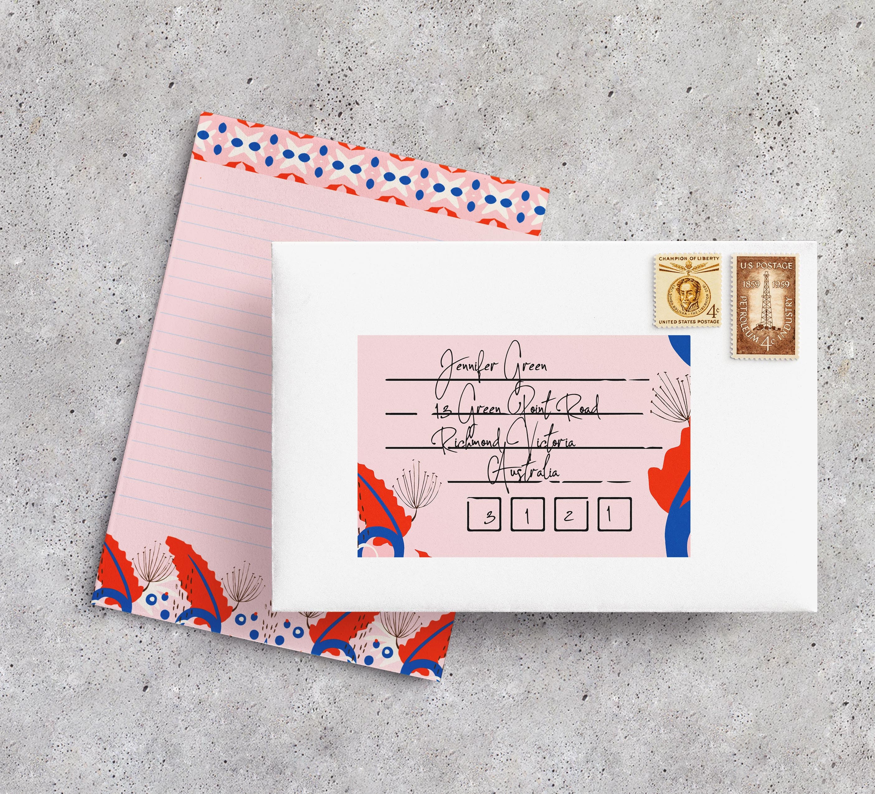 INSTANT DOWNLOAD Shipping Address Labels Envelope Seals USA Etsy
