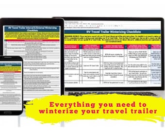 RV Winterizing Checklists™