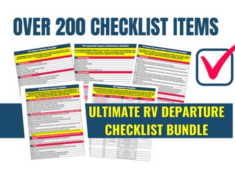 RV Departure Checklist™