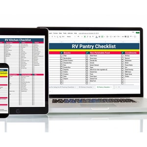 RV Checklist Spreadsheets [Editable & Printable]