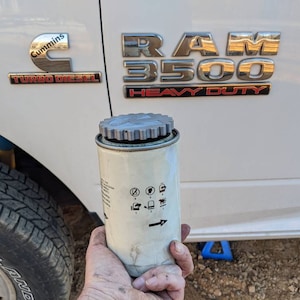 Oil Filter cap / plug for 2012+ RAM, Dodge, 2500, 3500, 4500, 5500  Cummins Deisel Pickup truck 3d printed