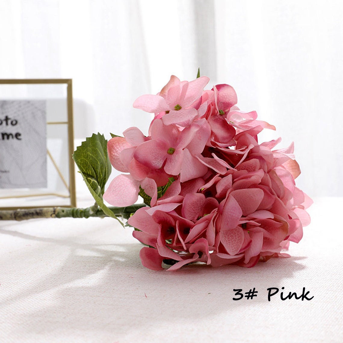 Real Touch Hydrangea Silk Flowers Stems Full Hydrangea Flowers Etsy