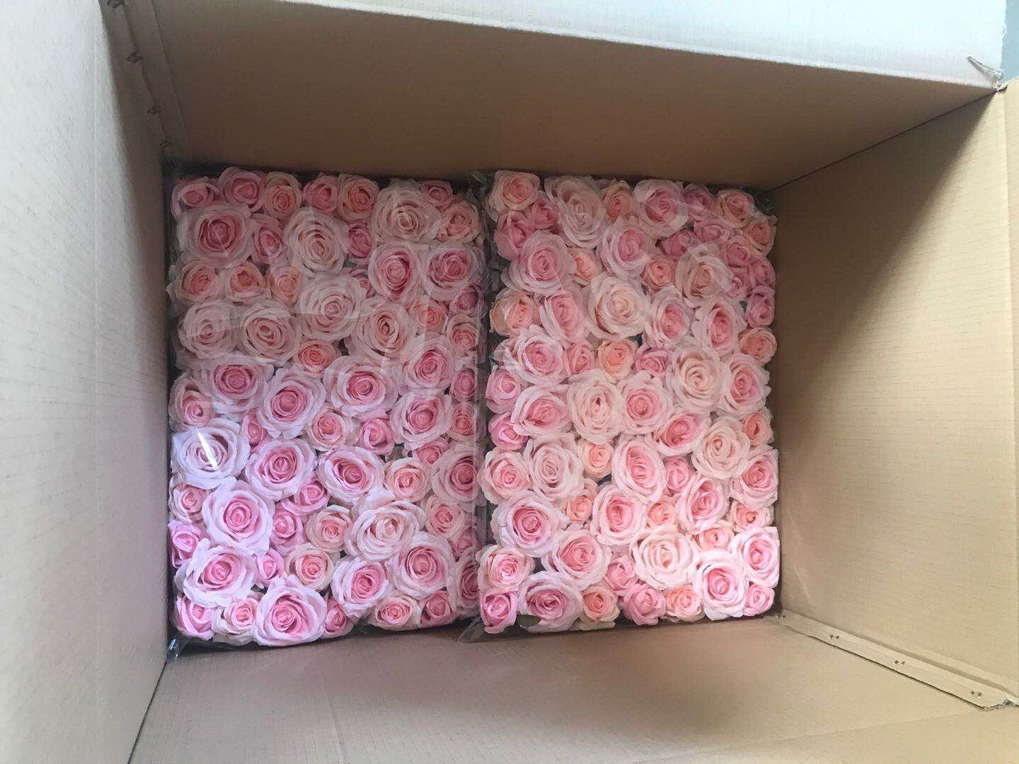 Artificial Pink Rose Wall Decoration Decorative Silk Flower Etsy