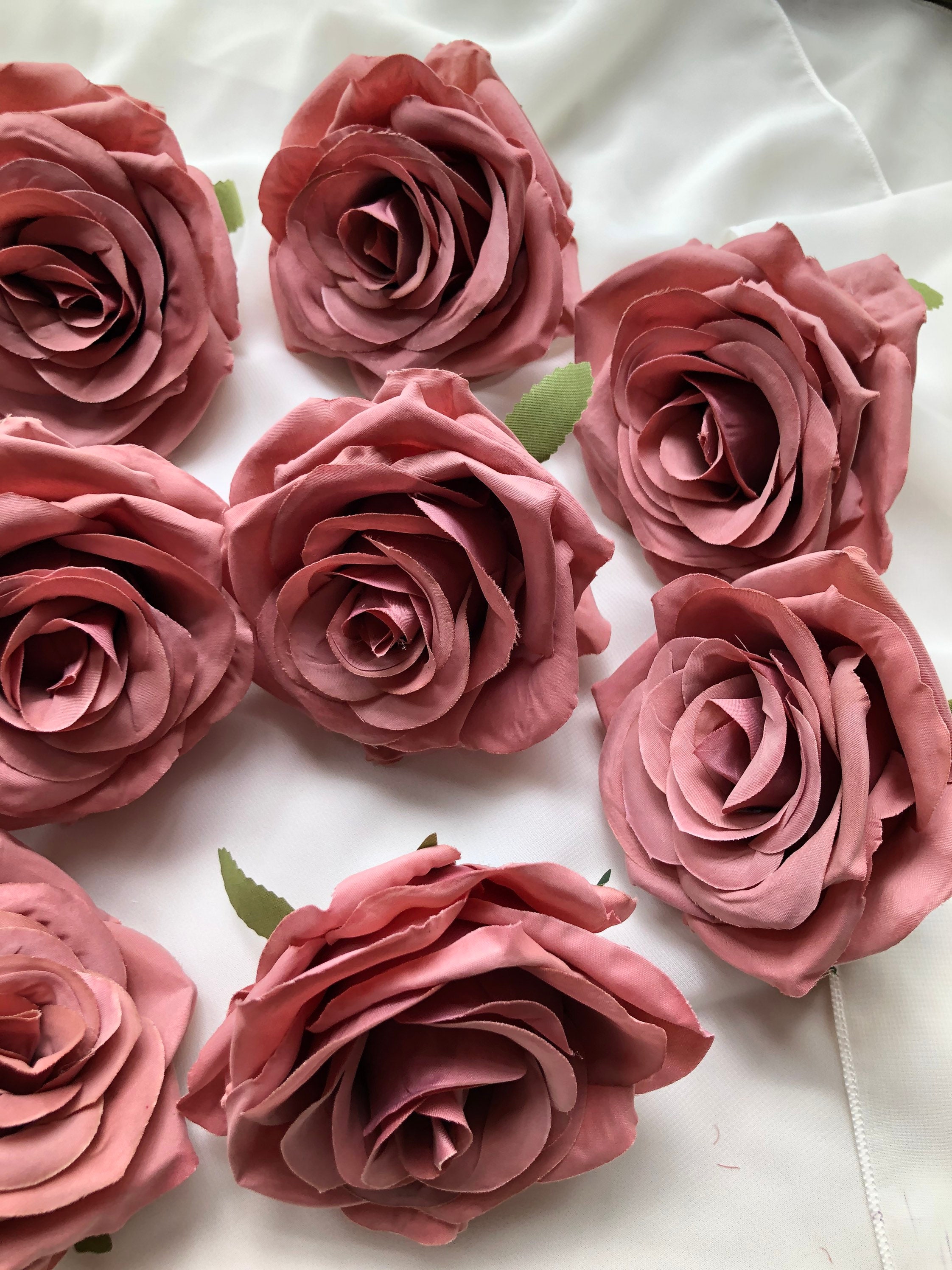 Dusty Rose Flowers Head Dusty Rose Wedding Dusty Mauve/Pink Etsy