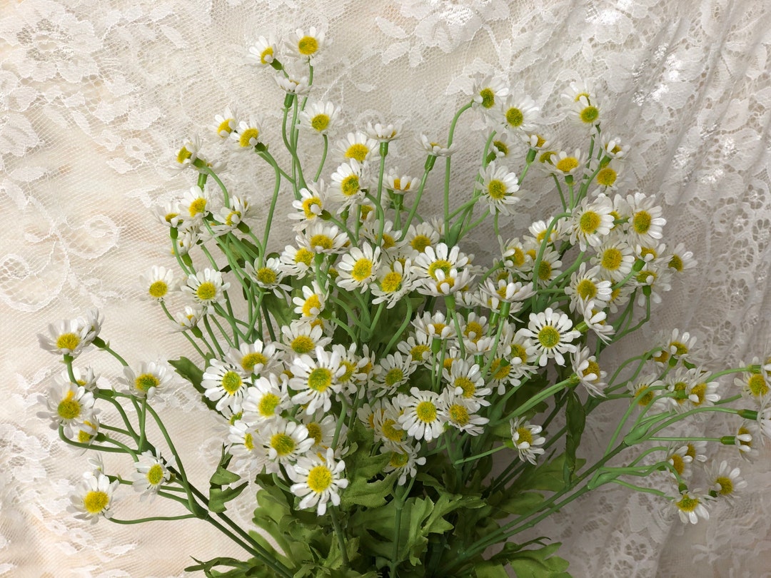 5pcs Artificial Daisy Flower, Faux Daisy, Fake Daisy, Daisy Bouquets