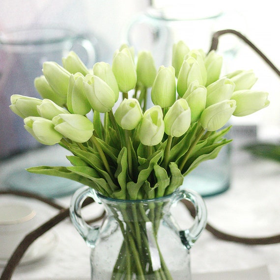 thumbnail image 2 of 20Pcs Real Touch Artificial Tulips – Fake Flowers That Look Fresh Forever! 2 of 5