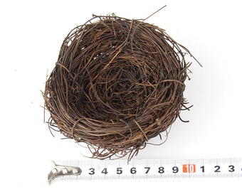 4pcs Handmade Spring Bird Nest, 4 Inch Bird Nest, Natural Material