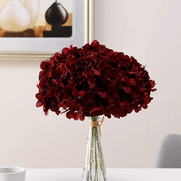 Burgundy Hydrangea Etsy
