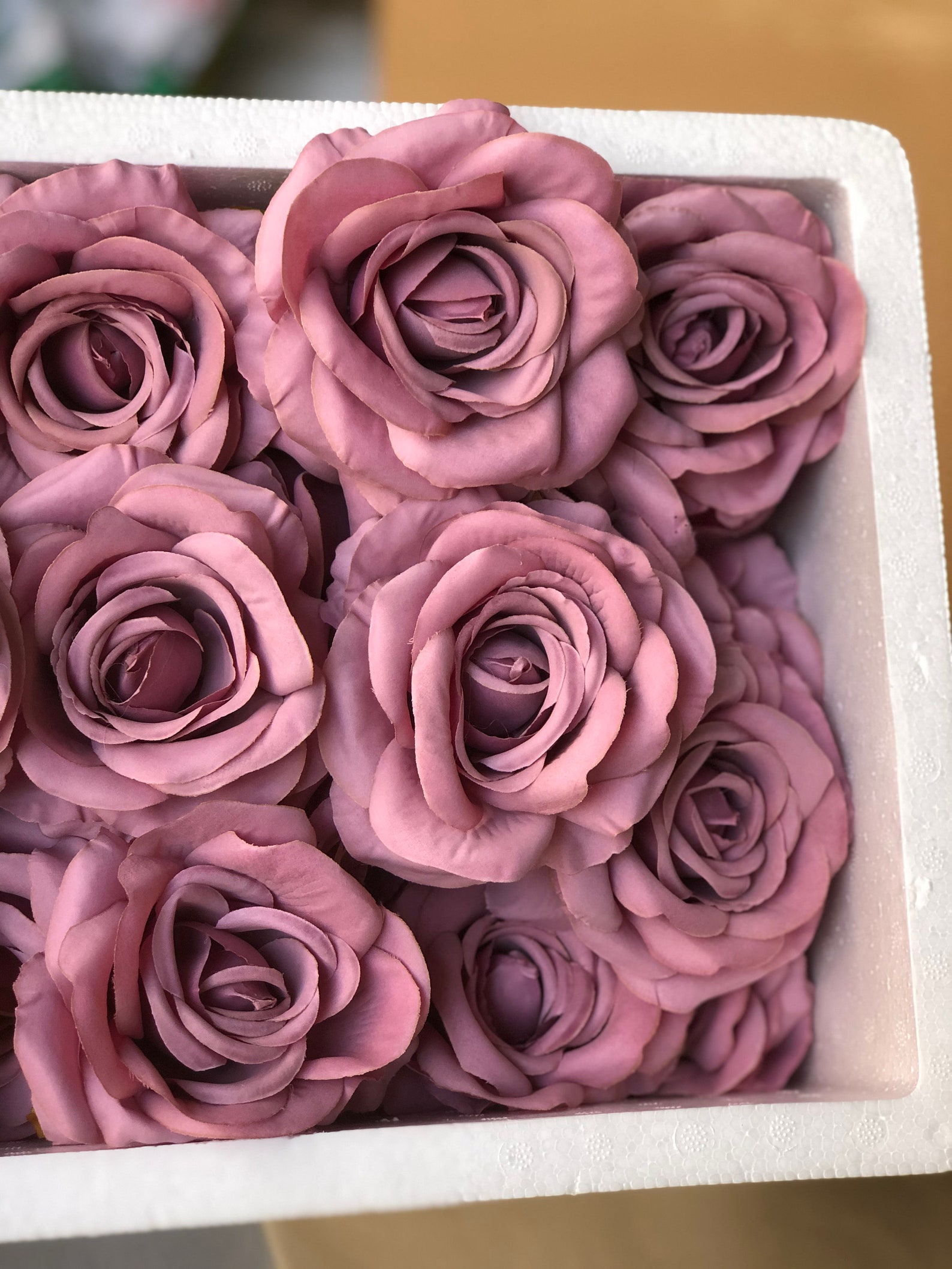 Mauve Flowers Head Mauve Wedding Dusty Mauve/pink Color Etsy