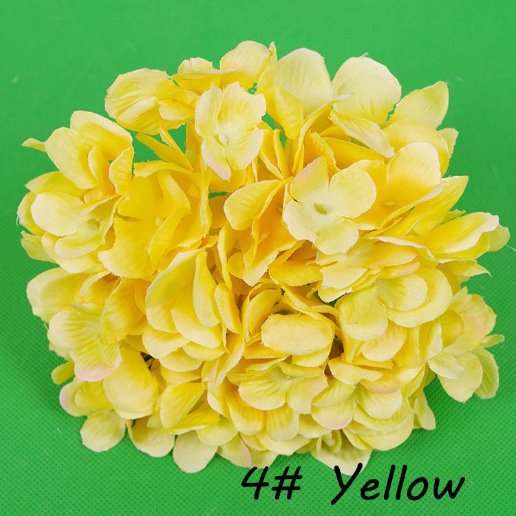 1050pcs Full Hydrangea Flowers Artificial Hydrangea Silk Etsy