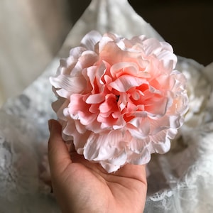 Blush Artificial Flowers 10-50pcs Artificial Peony Flower Heads with Stems 5.12inch for Wedding Bouquets Centerpieces Home Decor